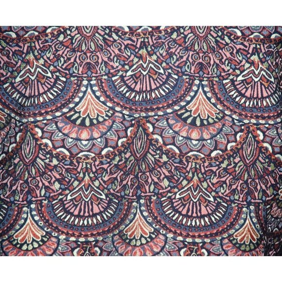 Chelsea & Violet Brocade Bolero Open Jacket Tassel Fringe Rich Colors Size S - Picture 6 of 11